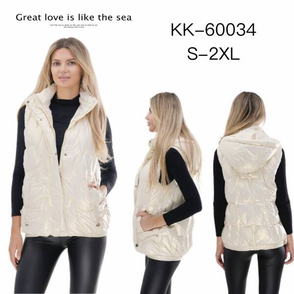 Kamizelka damkie Roz S-2XL, 1 Kolor Paczka 5 szt 1